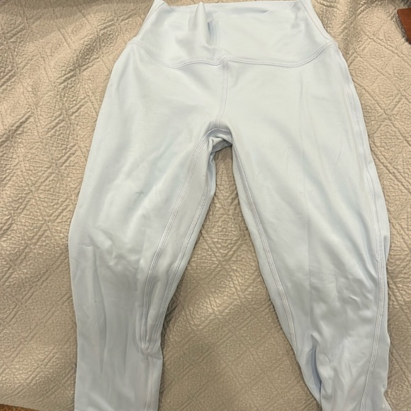 lululemon athletica Pants - Lululemon Light Blue Align Crop Leggings Size 4